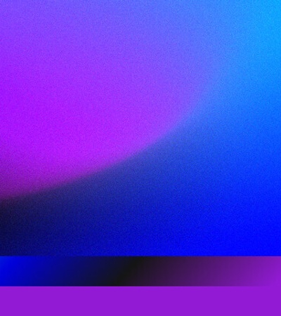 A gradient of vibrant blue and purple colors blended together.