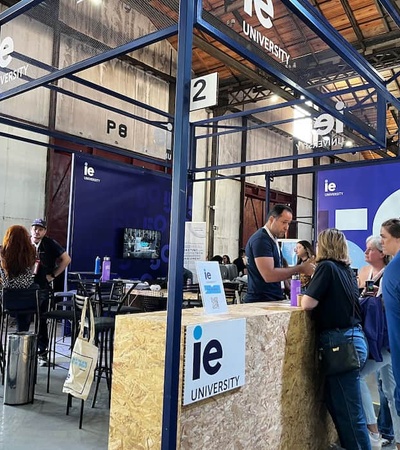 IE Stand at South Summit Brazil 2023