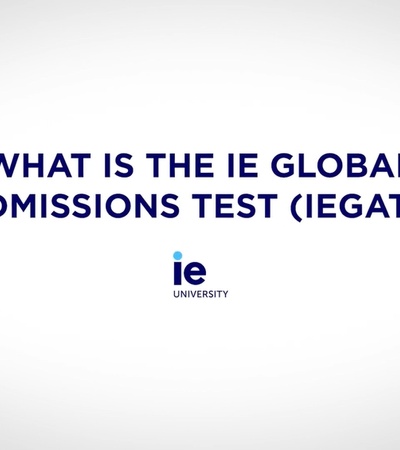 What is the IE Global Admissions Test (IEGAT)? | IE University