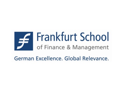 The logo of Frankfurt School of Finance & Management highlighting its emphasis on German excellence and global relevance.