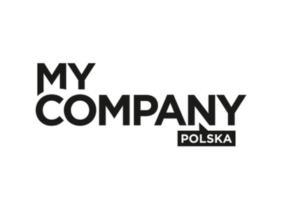 A logo featuring the words 'MY COMPANY POLSKA' in bold lettering.