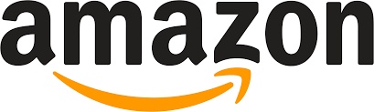 The image shows the Amazon logo with its distinctive black text and orange smile-shaped arrow.