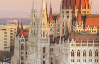The Hungarian Parliament Building is shown as the image of the IE ALUMNI HUNGARY CLUB