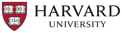Logo of Harvard University featuring a shield with the Latin words 'Veritas' on three books and a crimson banner with the university's name.