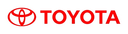 The image shows the Toyota logo in red.
