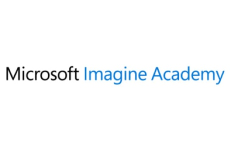 Logo of Microsoft Imagine Academy displayed in plain text on a simple background.