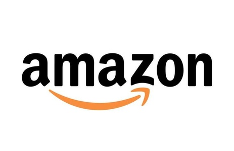 The image features the Amazon logo with a smiling arrow beneath the word.