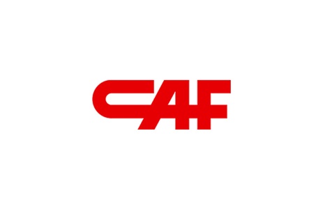 This image features the bold red logo of CAF.