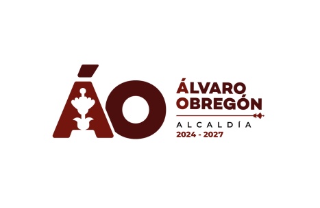 This is a political campaign logo for Álvaro Obregón's mayoral candidacy from 2024 to 2027.