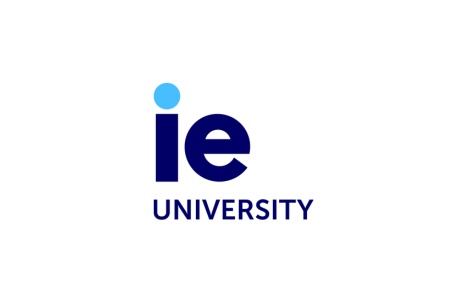 The logo of IE University featuring the letters 'ie' and the word 'UNIVERSITY'.