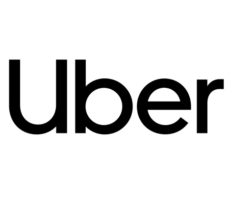 Black and white logo of Uber, featuring the company name in a modern sans-serif font.