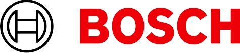 The image shows the logo of Bosch, featuring a stylized circle with a 'H' inside, next to the capitalized word 'BOSCH' in red.