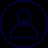 This image features a simplistic, minimalist representation of a user icon.