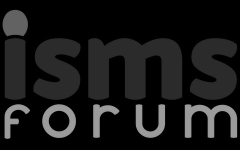 A logo featuring the text 'isms forum'.