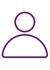 A simple outline of a user icon.