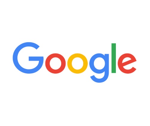 The logo of Google in colorful letters.