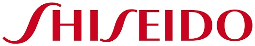 The image displays the red logo of Shiseido in a stylized script.