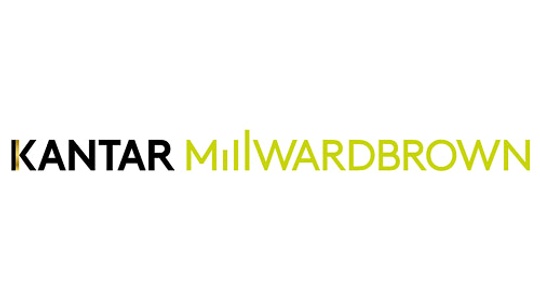 This is a logo featuring the names Kantar and Millward Brown in a stylized font.