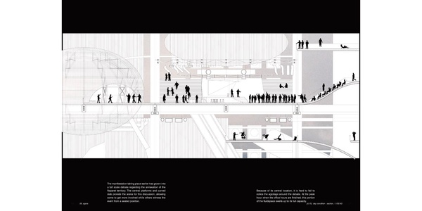 Liquid Babel. Intensifying the void. In the harbor of Valencia | IE School of Architecture and Design