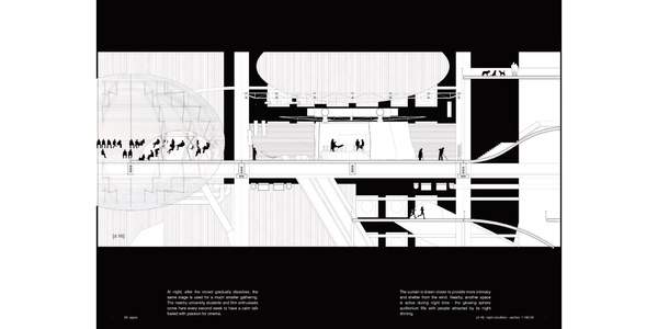 Liquid Babel. Intensifying the void. In the harbor of Valencia | IE School of Architecture and Design