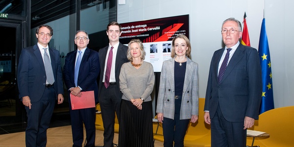 Corporate digitalization and sustainability, cornerstones of IE Law School and ONTIER’s 16th José María Cervelló Prize