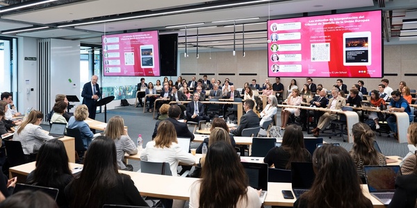 Koen Lenaerts, president of the CJEU, visits IE Law School