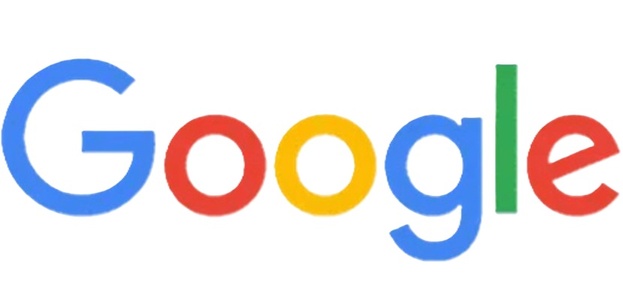 The logo of Google featuring colorful letters.