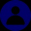A simple blue icon representing a human figure.