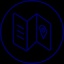 Blue map icon