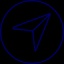Blue arrow icon