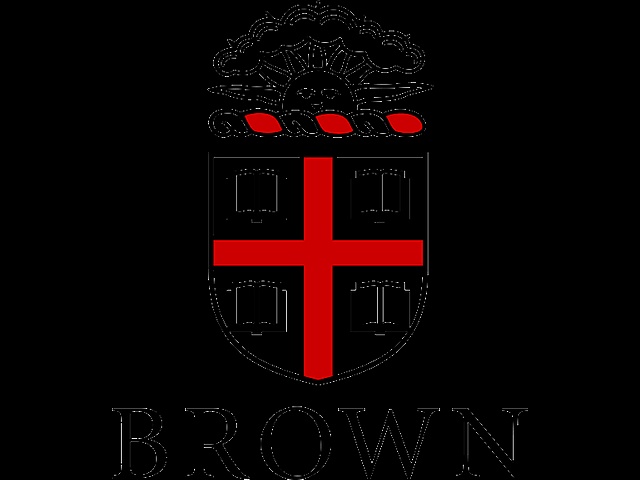 This image features a coat of arms with a red cross and the word 'BROWN'.