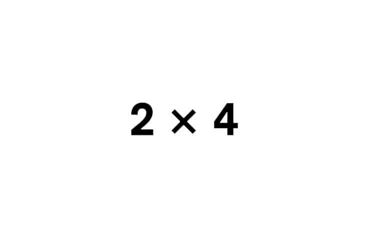 2 X 4 Logo