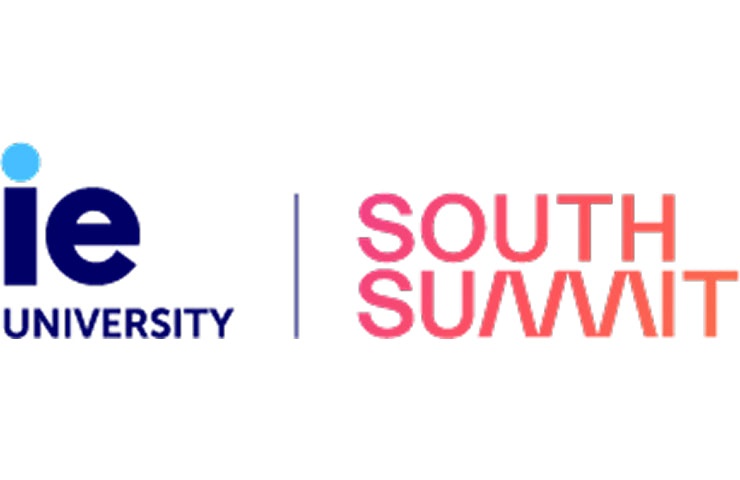 A logo featuring IE University and South Summit branding.