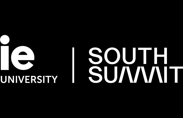 A logo featuring IE University and South Summit.