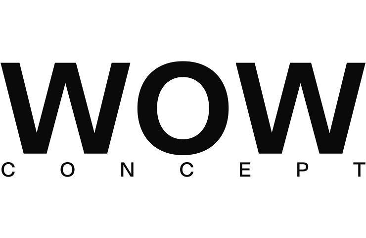 A bold logo featuring the word 'WOW' in large letters over the word 'CONCEPT'.