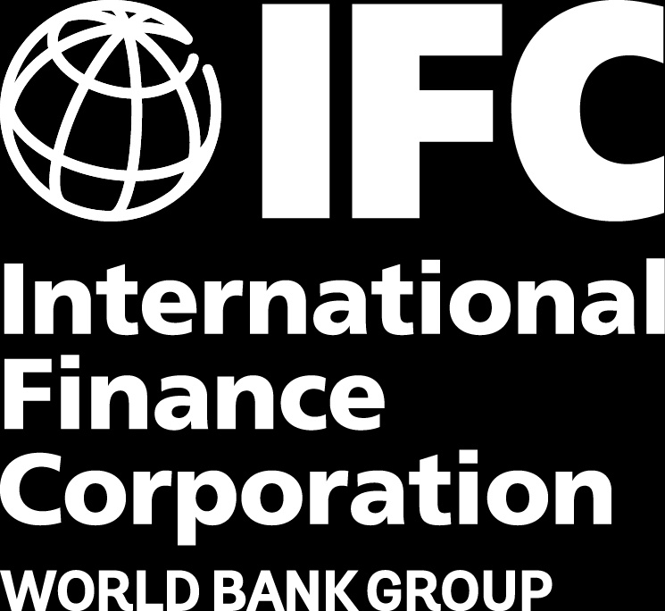 Logo of the International Finance Corporation (IFC), featuring a stylized globe and the names of the organization and World Bank Group in bold text.