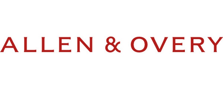 The logo of Allen & Overy, a prominent law firm.