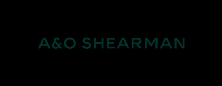 A logo featuring the text 'A&O SHEARMAN'.