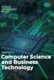 A graphic promoting a master's program in computer science and business technology.