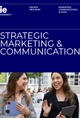 Advertisement for a master program in Strategic Marketing & Communication at IE University, featuring two smiling women with a tablet.