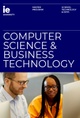 A graphic promoting a master's program in computer science and business technology.