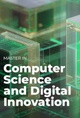 This image promotes a master's program in Computer Science and Digital Innovation.