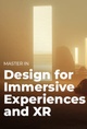 A minimalist design featuring illuminated vertical panels in a foggy environment.