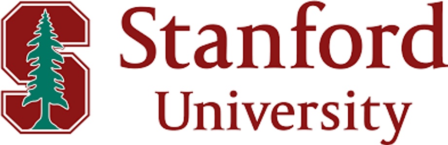 The logo of Stanford University featuring a stylized tree on a red and white emblem.