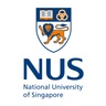 The logo of the National University of Singapore features a lion and symbols of learning.