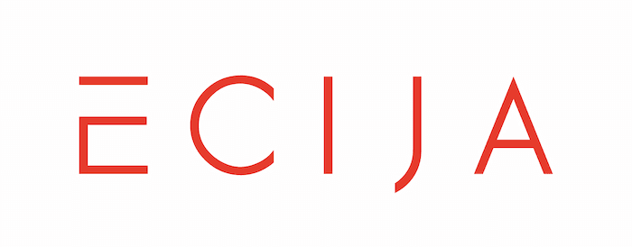 The image features a modern logo featuring the word 'ECIJA' in a bold red font.