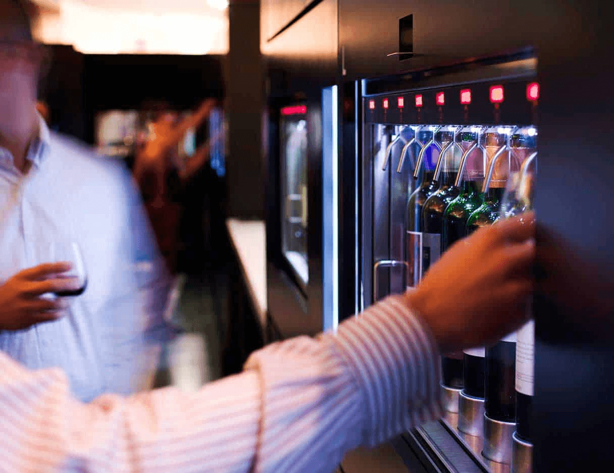 Enomatic has become a leader in the food and wine technology sector thanks to their advanced tasting systems and wine-by-the-glass service.