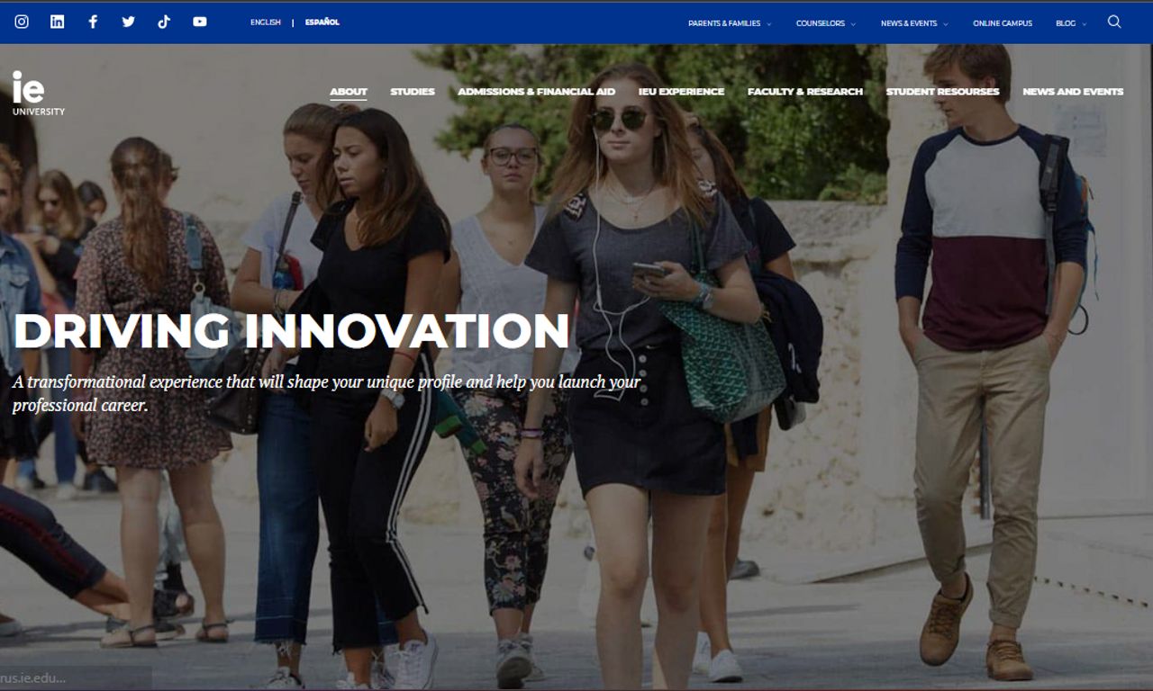 Acerca de IE University Driving Innovation