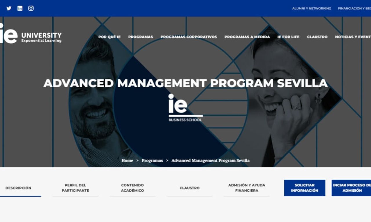 Advanced Management Program Sevilla | IE Business School