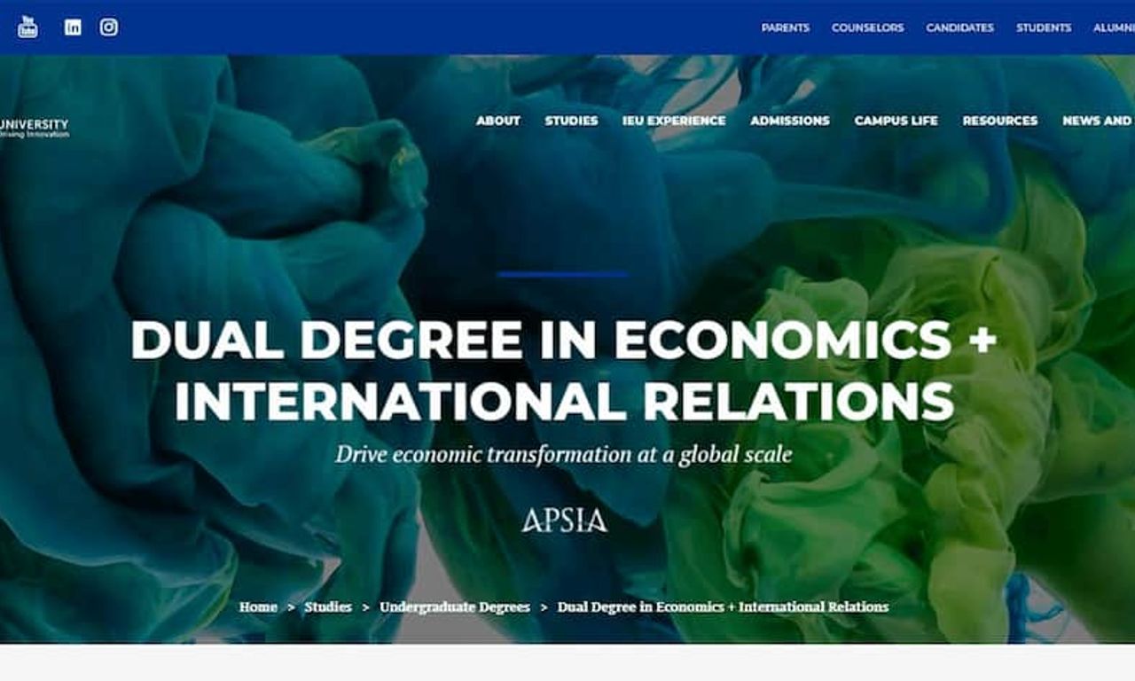 Dual Degree In Economics And International Relations | IE University